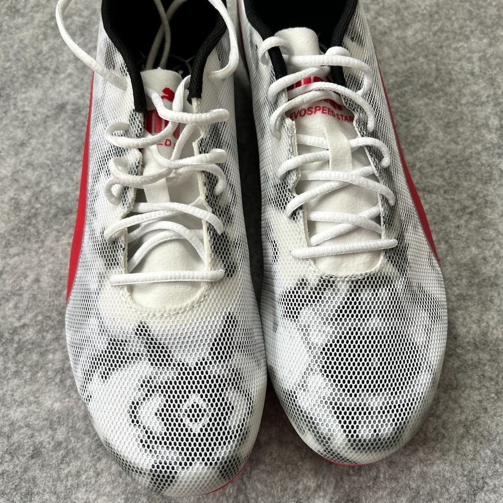 PUMA Evospeed Star 9 Track And Field Mens White/Red Sneakers Athletic Shoes - Picture 6 of 16